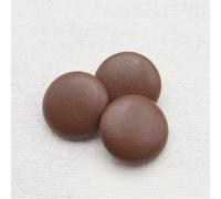 XWNXQ 20-100pcs Boutons recouverts de Cuir PU,11,5-28 mm,Boutons Ronds colorés Cousus à la Main,Boutons en Cuir avec poignée en métal,Boutons vêtements en Cuir pour Veste de Costume Cardigan canapé