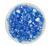 XWNXQ Lot de 1 000 Perles acryliques Transparentes colorées de 9 mm, en Forme de cœur, pour l'enfilage, la Fabrication de Bracelets, Colliers, Boucles d'oreilles et Bijoux Faits Main
