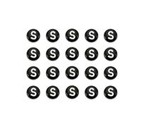 XWNXQ Lot de 1 000 Perles intercalaires Rondes en Acrylique de 7 mm, Lettres Noires de l'alphabet AZ, pour enfilage, Fabrication de Bracelets, Colliers et Bijoux