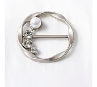 XWNXQ Lot de 10 Anneaux métalliques pour écharpe, diamètre intérieur 26-39 mm, Boucles d'angle pour t-Shirts, Accessoires décoratifs pour Ourlets de Chemises, Manteaux, Sacs