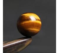 XWNXQ Lot de 10 Perles Rondes en œil de Tigre Jaune Naturel de 6 à 20 mm, Perles d'espacement en Cristal Semi-précieux pour la Fabrication de Bracelets, Colliers et Bijoux Faits Main