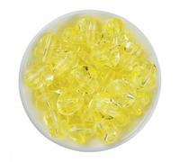 XWNXQ Lot de 100 Perles acryliques Transparentes en Forme d'animaux, 14 x 15 mm, pour Bracelets, Boucles d'oreilles, pendentifs, Accessoires de Bijoux