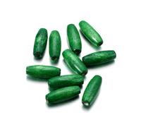 XWNXQ Lot de 100 Perles ovales colorées en Bois d'érable de 22 mm, pour Loisirs créatifs, décoration de Sacs