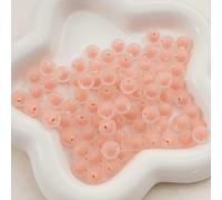 XWNXQ Lot de 200 Perles acryliques Transparentes givrées colorées de 8 à 14 mm, Rondes en Acrylique, pour la Fabrication de Bracelets, Colliers, Porte-clés et Bijoux Faits Main