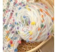 XWNXQ Lot de 4 pelotes de 50 g de Fil Mohair Doux, idéal pour Tricoter des écharpes, Pulls, Bonnets et Sacs au Crochet