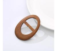 XWNXQ Lot de 5 Boucles de Ceinture en Bois Naturel de 50 mm de diamètre intérieur, pour écharpe, Coupe-Vent, t-Shirt, Sac à Dos, Ceinture, Accessoires décoratifs