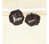 XWNXQ Lot de 5 Boutons en Cuir de Vachette véritable Naturel de 15 à 20 mm, Noirs et Marrons, tissés à la Main, pour la Couture de Pulls, Manteaux, Trench-Coats et Vestes