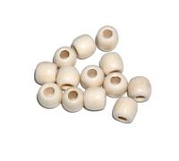 XWNXQ Lot de 500 Perles en Bois à Gros Trous de 12/17 mm, Style Vintage, pour Loisirs créatifs, Bracelets, vêtements et Sacs Faits Main, Accessoires décoratifs