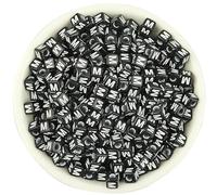 XWNXQ Lot de 500 Perles Lettres en Acrylique de 4,5 mm, carrées Noires à Grand Trou, pour Loisirs créatifs, Bracelets, Colliers, Porte-clés, Fabrication de Bijoux
