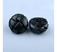 XWNXQ Lot de 6 Boutons en Cuir véritable de 15 à 30 mm, Boutons recouverts de Cuir véritable tissés à la Main, pour la Confection de Vestes, Gilets, Costumes et Accessoires de Couture décoratifs