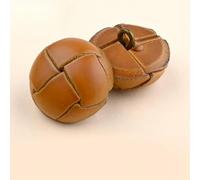 XWNXQ Lot de 6 Boutons Vintage en Cuir véritable (15-30 mm), tissés à la Main avec poignées en métal, pour la Confection d'accessoires de Couture sur Manteaux, Trench-Coats, Pulls et Costumes