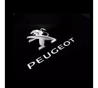 XWSBUDE 2 pcs Lumière de Bienvenue de Porte de Voiture, pour Peugeot 408 508 RCZ 308CC 3008 Lampe de Projection de Porte Feux de Bienvenue Accessoires de décoration,B