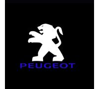 XWSBUDE 2 pcs Lumière de Bienvenue de Porte de Voiture, pour Peugeot 408 508 RCZ 308CC 3008 Lampe de Projection de Porte Feux de Bienvenue Accessoires de décoration,C