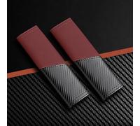 XWSBUDE 2 pièces Protege Ceinture Voiture, pour Dacia Sandero 3/Sandero Stepway III 2021-2024 Souple Confortables Amovible Protège Ceinture de Sécurité Protéger Cou Epaules,D