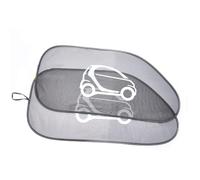 XWSBUDE FenêTre LatéRale Pare-Soleil de Voiture, pour Smart Fortwo A451 2007-2014 Chaussette Voiture Bloquer Les Rayons UV et Contre Chaleur Protection Solaire Voiture