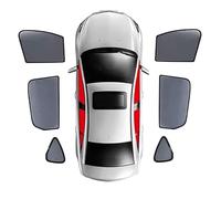 XWSBUDE Pare-Soleil Voiture fenêtre latérale, pour MG MG3 Full Hybrid 2024 2025 2026 Pare-Soleil Respirant Bloque Les Rayons UV Fenêtre Latéral Anti Moustiquaire,F