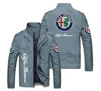 XWSBUDE Sweat à Capuche, pour Alfa Romeo Giulietta Type 940 Business Vestes Cardigan décontractées ajustée Actif vêtements d'extérieur vêtements de Sport,E-XXXXL