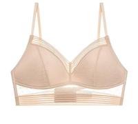 XWSM Soutien-Gorge Dos Nu en Forme De U for Robe De Mariée, Sexy en Dentelle, sans Fil, sous-vêtements Dos Nu, Col Licou (Color : Skin, Size : M/Medium)
