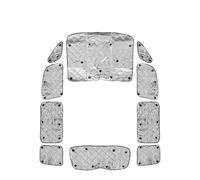 Xwthsch Pare-Soleil pour Mitsubishi pour Delica D:5 4 Couches Modèle De Voiture Spécifique Ombrage Résistant À La Chaleur Isolation Thermique 10P Pare-Brise