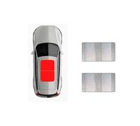 Xwthsch Pare-Soleil pour VW pour Sharan 7N 2012~2019 Voiture Toit Panoramique Bouclier Thermique Fenêtre Pare-Soleil Anti-UV Auto Toit Ouvrant Pare-Brise(Argent)