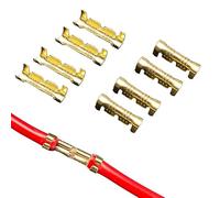 XWTOOL Onglet de Terminal de Type U, 50/100/200 pièces, 0.3 à 1,5 mm2, bornier, connecteur, Terminal d'accueil, Double connecteur (Color : G849A 50pcs)