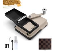 XWUX Cigarettes de Machine, φ 8mm Rouleuse à Cigarette Portable, Machine a Tuber les Cigarettes avec étui à Cigarette, Tubeuse Cigarette pour une Production de Cigarettes Facile et Constante