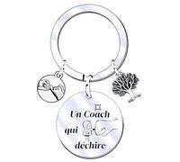 XWXWXW Cadeau Merci Coach Porte clef Coach Porte-clés Coach Sportif