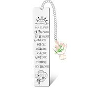 XWXWXW - Marque-page Marraine scrabble - Idée cadeau Marraines - Annonce grossesse originale - demande parrain original personnalisé cadeaux de Noël anniversaire fête baptême communion