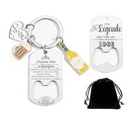 XWXWXW Porte-Clés pour 18 Anniversaire,18 ans Cadeau Décapsuleur Personnalisé - Porte-clés Anniversaire 18 ans Garcon Idée Cadeau 18 Homme et Femme Porte-clés Original Homme