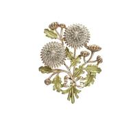 XWZSHMH Broches chrysanthème en émail pour femmes, épingles à fleurs, multicolores, accessoires de fête décontractés, M