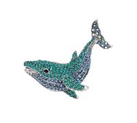 XWZSHMH Jolies broches baleines en émail pour femmes, unisexe, épingles d'animaux marins, multicolores, accessoires de fête décontractés disponibles, M