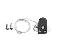 XX-101-1 Interrupteur à cordon 2 A 250 V pour lampe de table, lampe murale, plafonnier, pendule, emballé individuellement