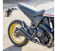 XX Ecommerce Accessoires de Moto en Aluminium pour Cadre intermédiaire - Compatible avec D-ucati Scrambler Sixty/Desert Sled/Full Throttle/Urban Enduro (Noir)