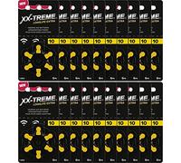 XX-Treme Longlife Extra Lot de 20 piles pour appareils auditifs type 10-120 piles pour appareils auditifs - Code couleur jaune 1,45 V