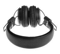 XX.Y Casque stéréo rétro avec Lecteur MP3/4 intégré pour Cartes SD/SDHC et Radio FM, Noir