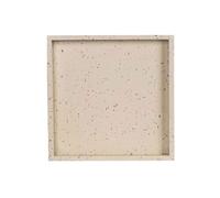XXAD553TY À l'intérieur Bac de Drainage carré Style Moderne, Soucoupe for Pot Fleurs en résine synthétique for Salon et Balcon(Beige,Grand)