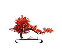 XXAD553TY Bonsai Artificiel Bonsaï Artificiel d'intérieur en érable Rouge Artificiel, décoration for la Maison, Le Bureau, la Chambre à Coucher, Le Salon Bonsai Artificiel Realiste
