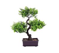 XXAD553TY Bonsai Artificiel Plantes artificielles en Pot, bonsaï Artificiel, Fausses Plantes, Simulation d'arbre, décoration de Table de Jardin d'invités Bonsai Artificiel Realiste(Green)