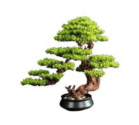 XXAD553TY Bonsai Artificiel Simulation de bonsaï for accueillir des invités, Plante Verte de pin, décoration de Paysage, décoration de Salon d'hôtel, Paysage intérieur Bonsai Artificiel Realiste