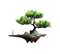XXAD553TY Bonsai Artificiel Simulation de Verdure Bonsaï Pin Arbre Plante en Pot Décorations Petits Ornements Salon Entrée Décorations de Bureau Bonsai Artificiel Realiste