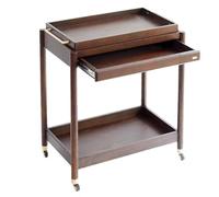 XXAD553TY Chariot de Rangement Mobile Style campagnard rétro, Petit Chariot for canapé, Table d'appoint, à Boissons, Salle Manger Bout de Canapé