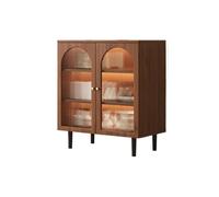 XXAD553TY Couloir Buffet en Verre, Rangement Simple rotin, Double Porte, for la Maison, Le Restaurant ou Cuisine