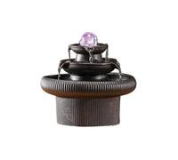XXAD553TY Fontaine d'intérieur de Table Fengshui Cascade Fontaine de Bureau Lumières LED Boule roulante
