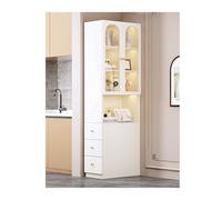 XXAD553TY Polyvalent Canapé Table d'appoint d'angle canapé Buffet Sandwich bibliothèque Meuble de Rangement(40x80x200cm,Left)