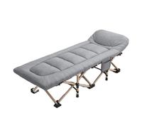 XXAD553TY Portable Lit Pliant for Pause déjeuner, Bureau, Sieste individuelle, Chaise Longue d'hôpital Simple, Marche extérieure Portable(Grigio)