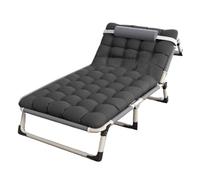 XXAD553TY Portable Petit lit d'extérieur, Chaise Longue d'accompagnement, Bureau, Sieste for Une Personne, Pliage Simple(Grand)