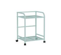 XXAD553TY Pratique Étagère for imprimante Domestique, Support de Tour for PC, Sol for CPU sous Le Bureau avec roulettes verrouillables, Chariot Robuste for Jeu, Accessoires(Blue)