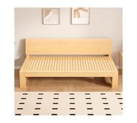 XXAD553TY Pratique Lit gigogne en Bois Massif, Extensible, Pliable et Multifonctionnel, Double Usage, de Petite Taille, à épissure Simple(XL)