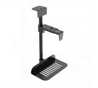XXAD553TY Pratique Support CPU sous Le Bureau - Universel for boîtier PC, réglable, Support for de Jeu avec Pivot à 360°(Pick Black)