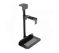 XXAD553TY Pratique Support CPU sous Le Bureau - Universel for boîtier PC, Support Mural réglable for avec Pivot à 360°, de Tour Suspendu, Cintre for Ordinateur Principal(Knob Black)